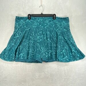 Athleta Ace Printed Tennis Skort‎ 3X Plus Size Athletic Golf Activewear